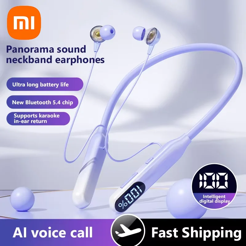 تقدم سماعات الرأس بلوتوث Xiaomi بجودة صوت لاسلكية ممتازة وعمر بطارية طويل وتقليل الضوضاء للألعاب والرياضات الإلكترونية