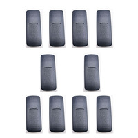 10PCS/Lot Quansheng UV-K5 Replacement Battery Back Pack Belt Clip UV-5R Plus Plastic Waist Clip For UV-K6 K58 Walkie Talkie