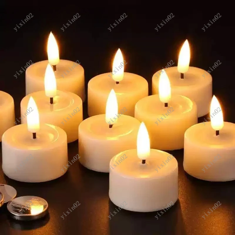 

Flameless Flashing LED Tea Light Powered Fake Candle Decorative LED Tealight