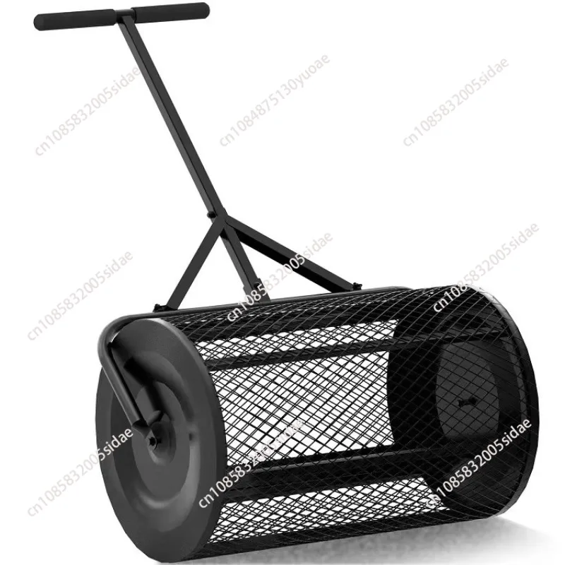 Adjustable Shape Handle Compost , Peat Moss , Metal Mesh Manure Spreader For Lawns, Garden Planting Seeding