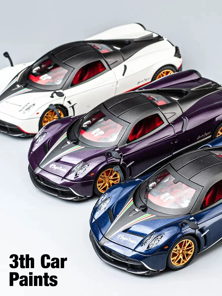 New 1:24 Pagani Car Alloy Car Model Super Sports Car Simulation Chinese Dragon Children\'s Toy Car Boy Collection Decoration Gift