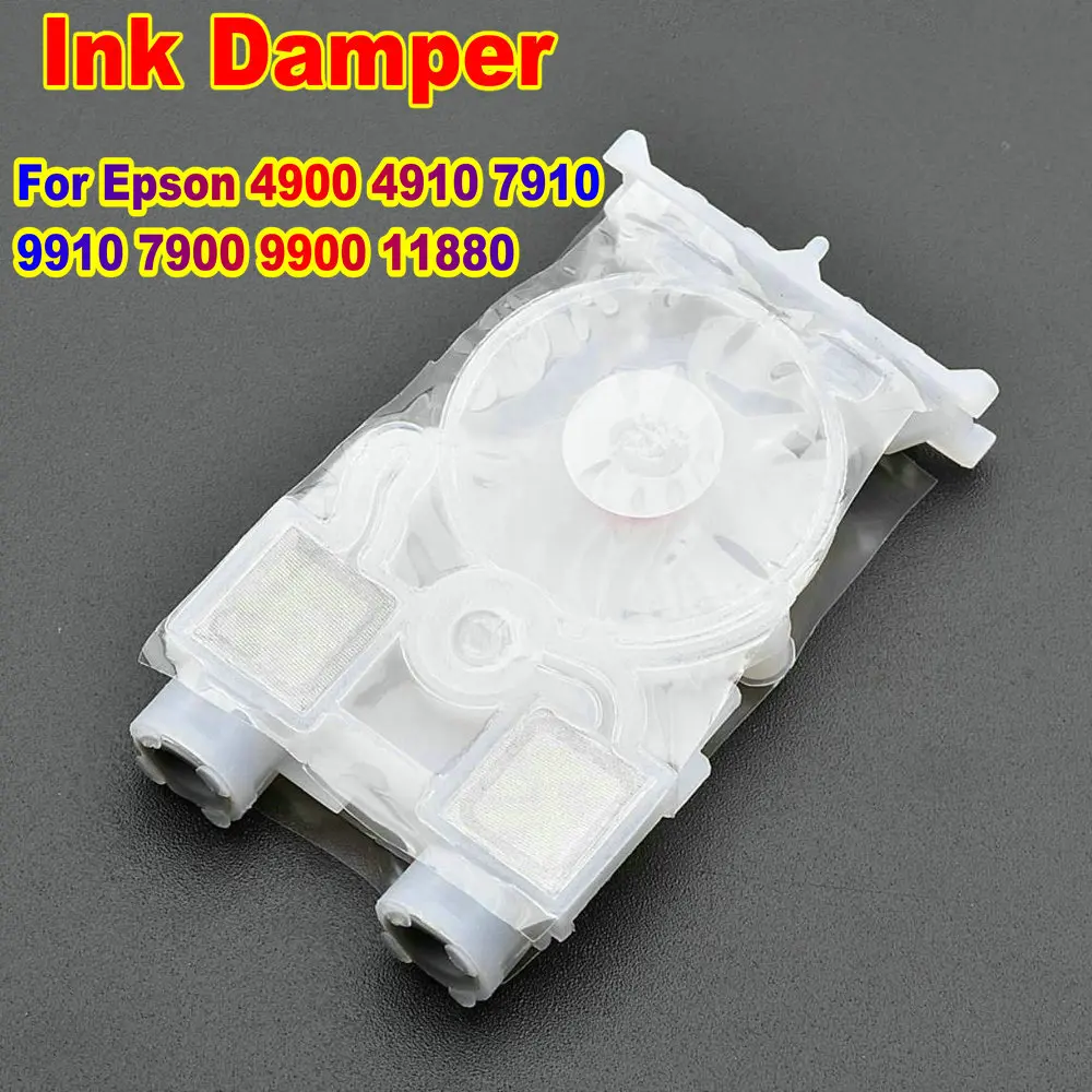 

10PCS DX6 UV Ink Damper Printer White Ink Dampers For EPSON 4900 4910 7910 9910 7900 9900 11880 For Mutoh VJ1618 VJ1604E Dumper