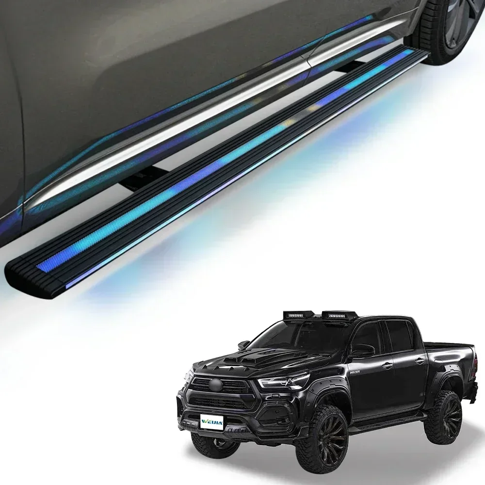 WEIJIA  Electric Direct Manufacturer 16-23 Toyota HILUX REVO Auto Accessories Power Running Boards FRONTLANDER Side Steps Truck