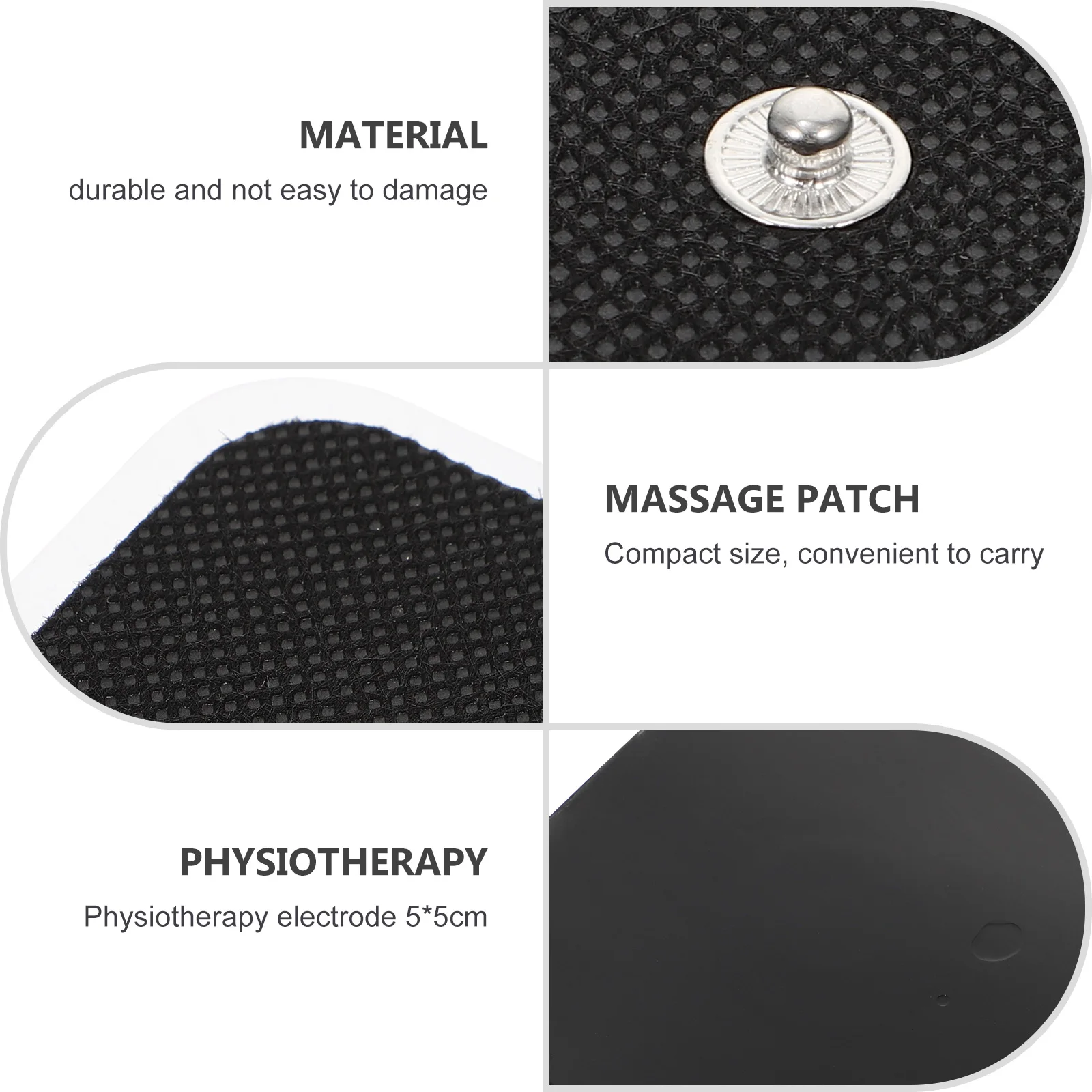 

10-листые электродные подушечки, многоразовые портативные массажные пластыри, аксессуары для бытовой физиотерапии, гибкие