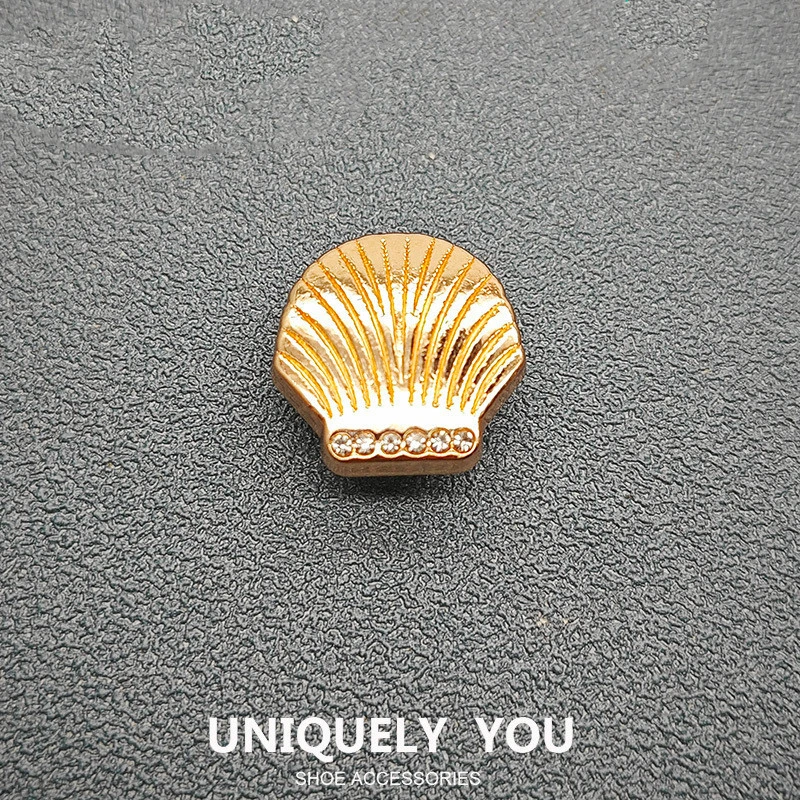 سحر الأحذية المعدنية Starfish Conch Pearl Fashion Accessories للأحذية المتقاطعة