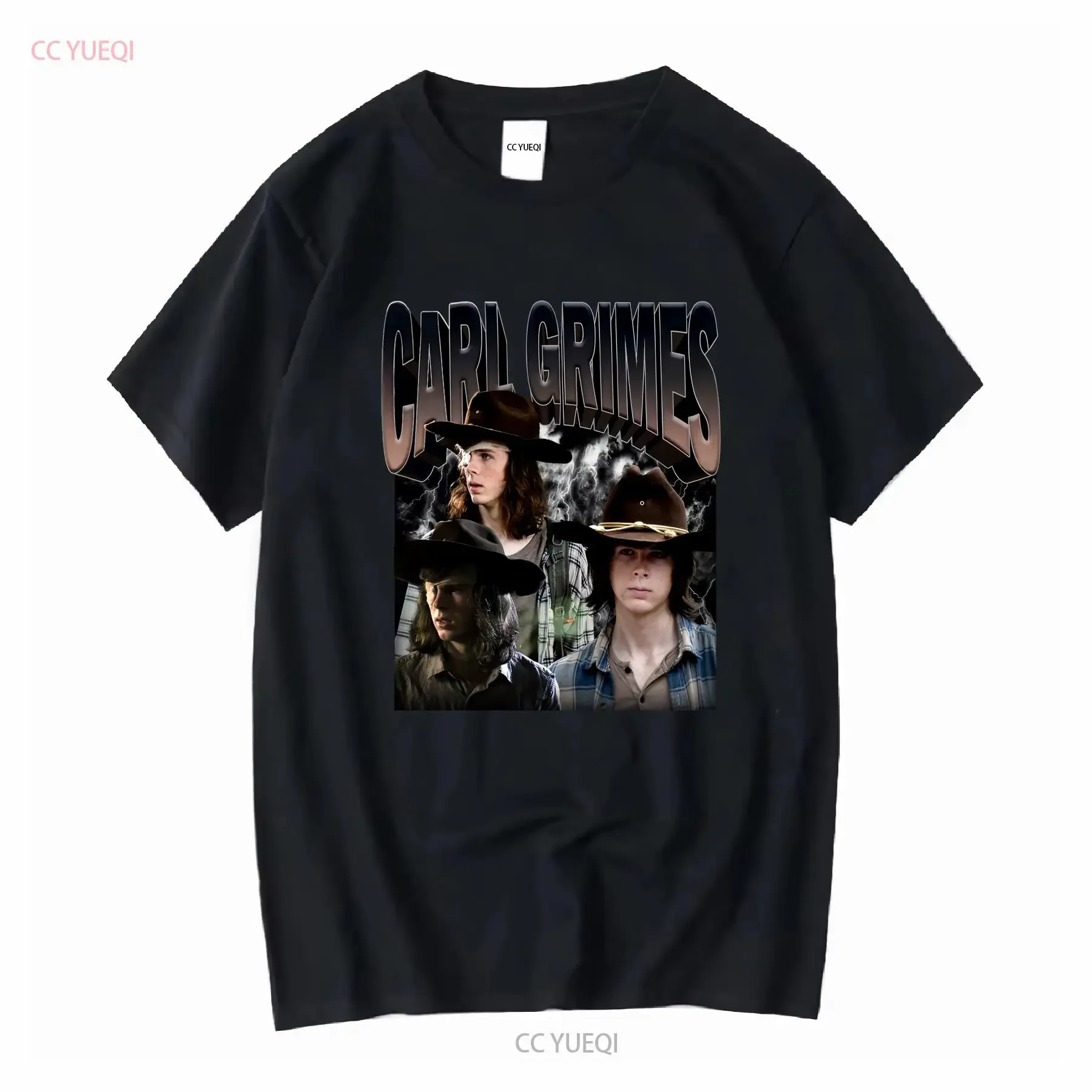 Limited Carl Grimes Vintage 90s Oversize T Shirt Chandler Riggs Homage Retro Class long or short sleeves vintage Washed