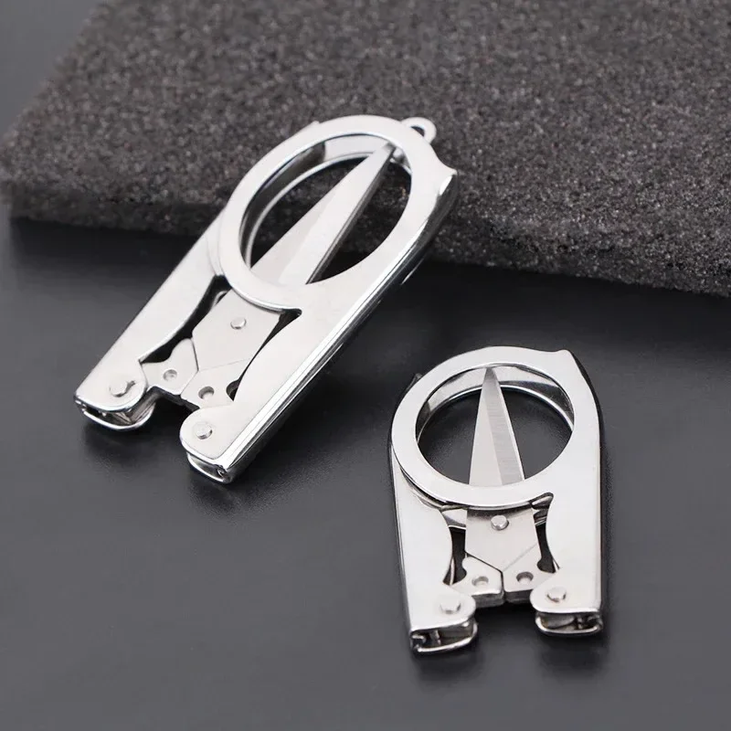 Embroidery Scissor Thread Tailor Scissors Sharp Blade Emergency Mini Foldable Folding Scissors Pocket Travel Small Crafts Travel