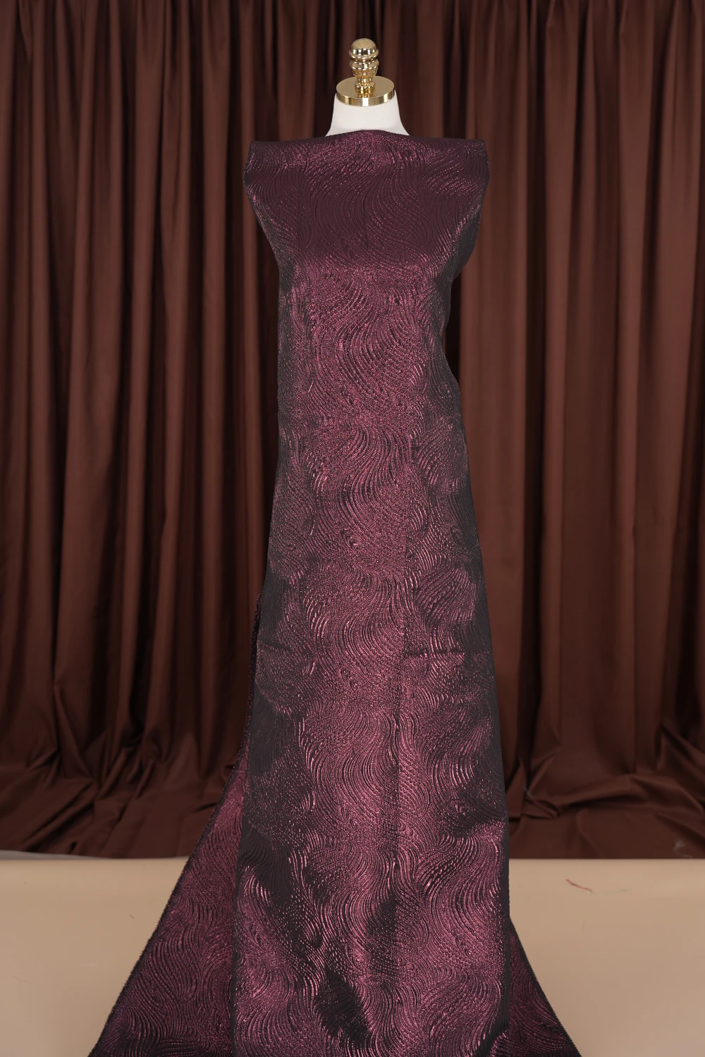Dobetter Tex Soft Jacquard Fabric Customized Jacquard Holiday Dress Brocade Fabric for Women Party view 4