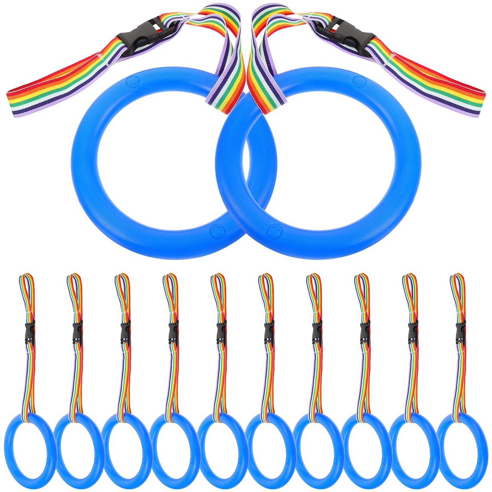 1 مجموعة طفل حبل أمان انفصال قابل للتعديل رياض الأطفال المشي تسخير متعدد حلقة قبضة ملونة المقود #4