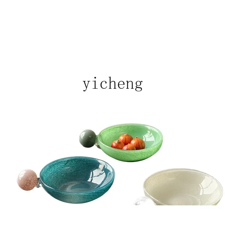 L20- fruit tray, living room coff tle, household exquisite high-value new tray, glass candy tray