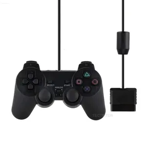 Mit Gamepad -Draht für Sony PS2 PS2/PS2 Joystick -Controller für PlayStation 2 Vibration Schock JoyPad Wired USB -Controller Hauptverkaufsplatte PS2 Slim Plate - №4