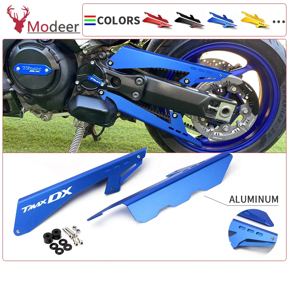 Do motocykli YAMAHA T-MAX 530 T-MAX 560 TMAX DX SX TMAX 560 T MAX 530 Akcesoria aluminiowe CNC Osłona prowadnicy łańcucha Osłona osłony