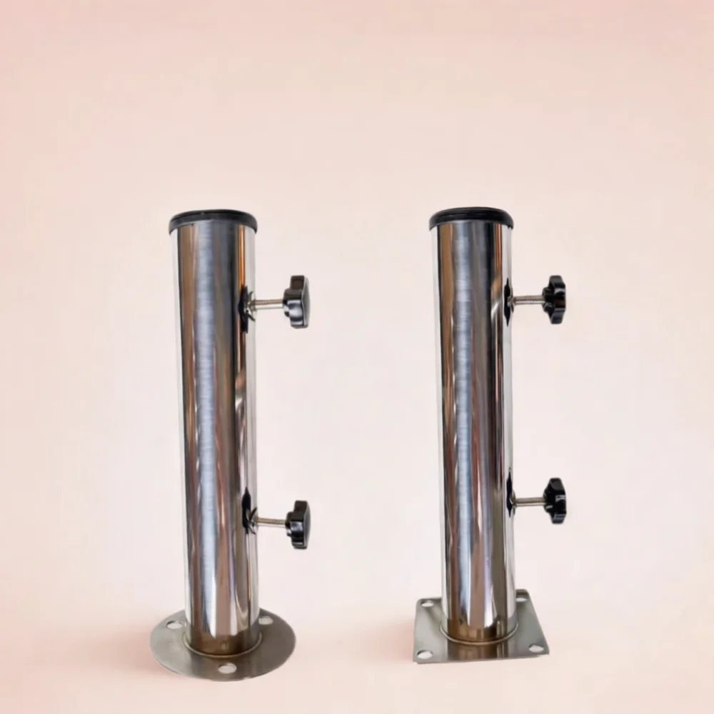Replacement Stainless Steel Umbrella Pole Connector Parasol Base Mount Garden Outdoor Shade Stand Fixing Hardware