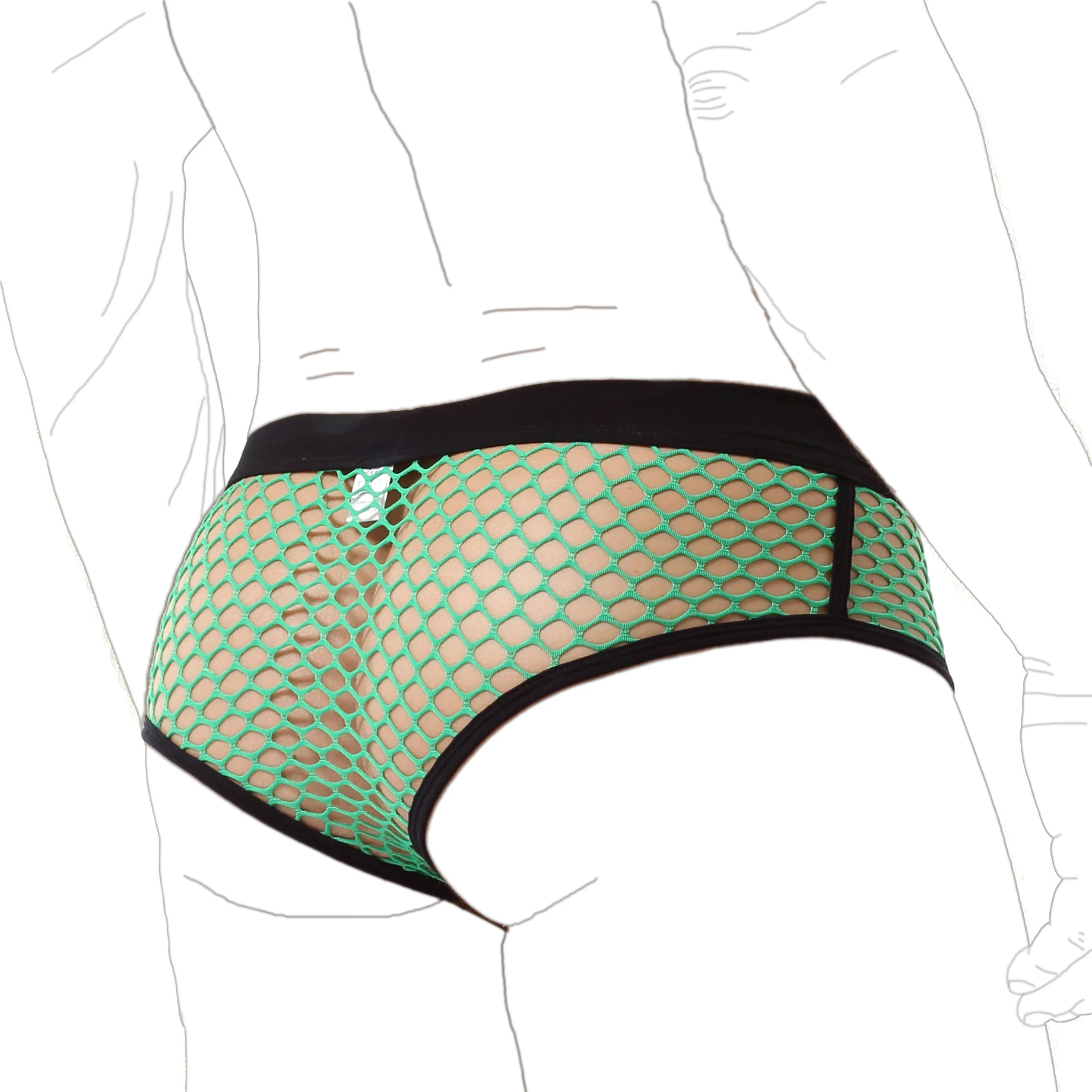 

Men's Brazilian Underwear Mesh Perspective Erotic Fishing Net Boxer See Through Bielizna Erotyczna Hombre Gay Adult Pleasur Man