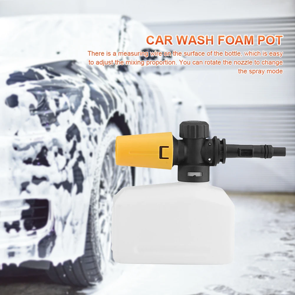 Car Wash Soap Foam Gun Adjustable Snow Foam Lance 400ML Capacity Pressure Car Washer High Pressure Car Washer for Karcher Washer