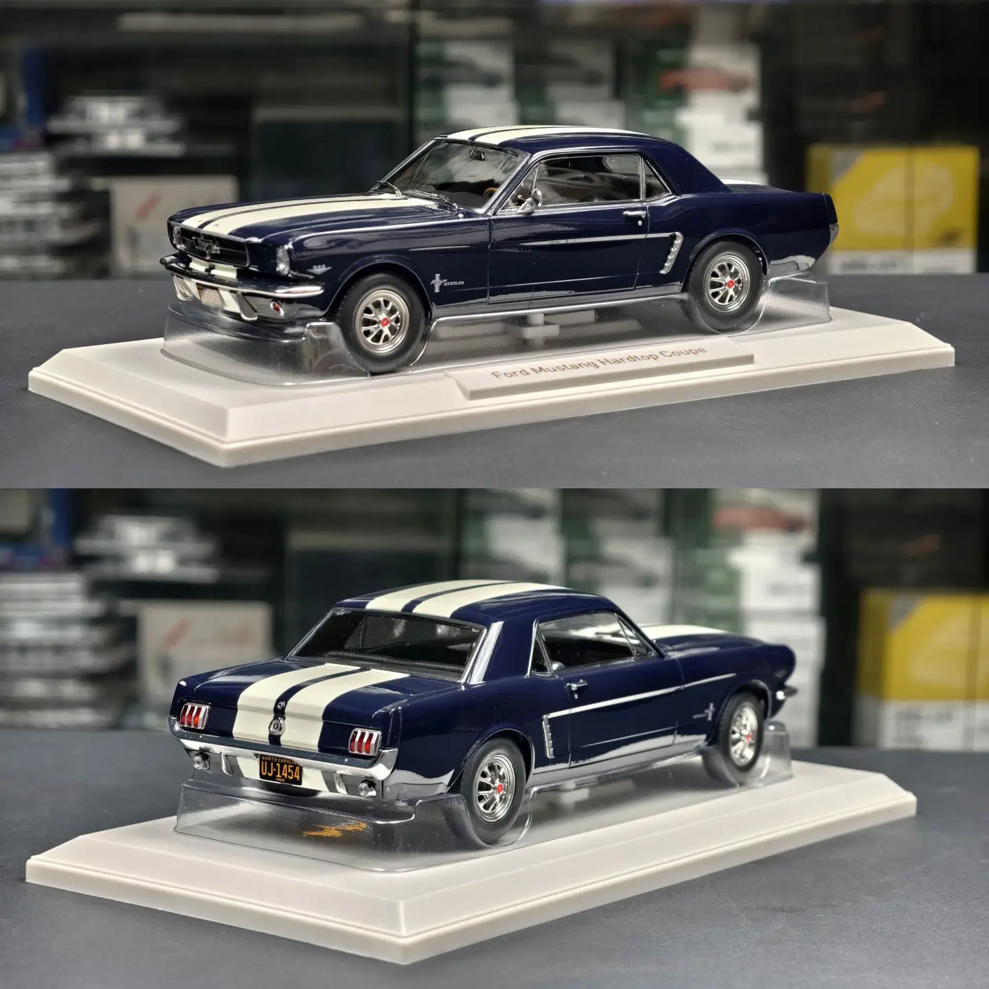 Diecast NOREV 1:18 Scale Ford Mustang Coupe 1965 Alloy Car Model