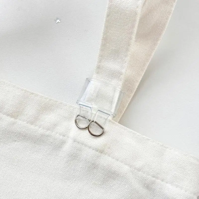 2 5Pcs Card Sleeve Transparent Bag Hanging Buckle Display Pendant for Business Exhibition Access Card