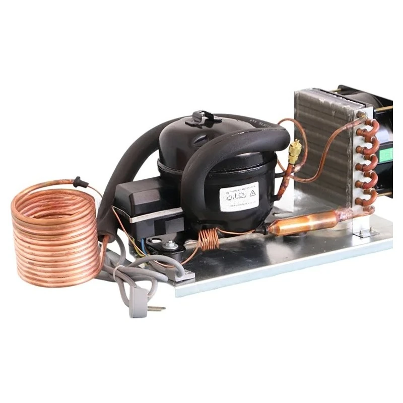 

QD30W small chiller unit 220V refrigeration cycle water micro refrigeration compressor set customized DIY