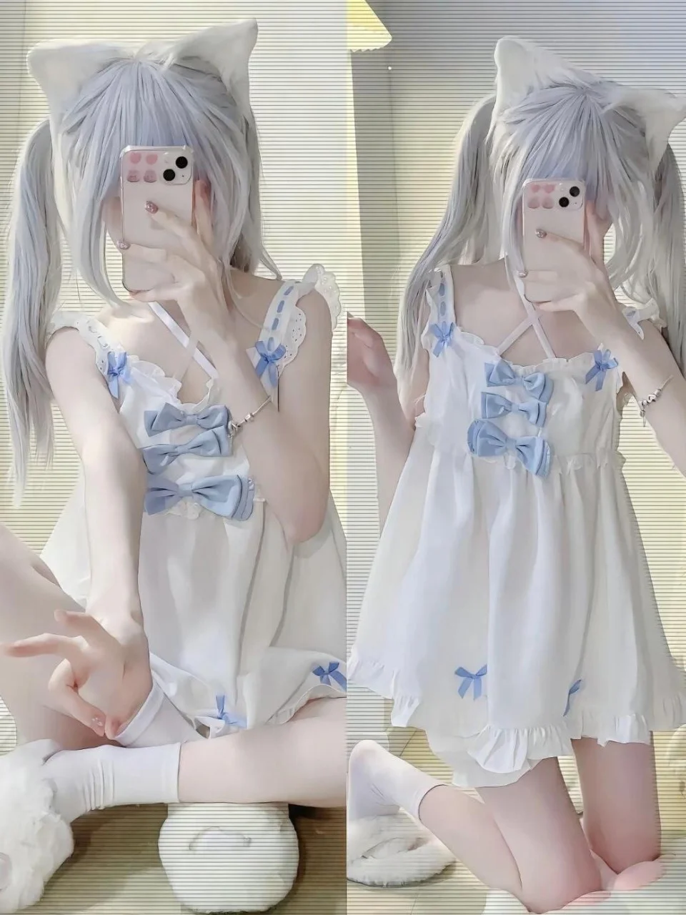 

Японский милый пижамный комплект с рукавами-крылышками для девушек, новинка 2026 года, летний, в стиле Y2K, с выдвижными бретелями, шорты, домашняя одежда, комплект из двух предметов