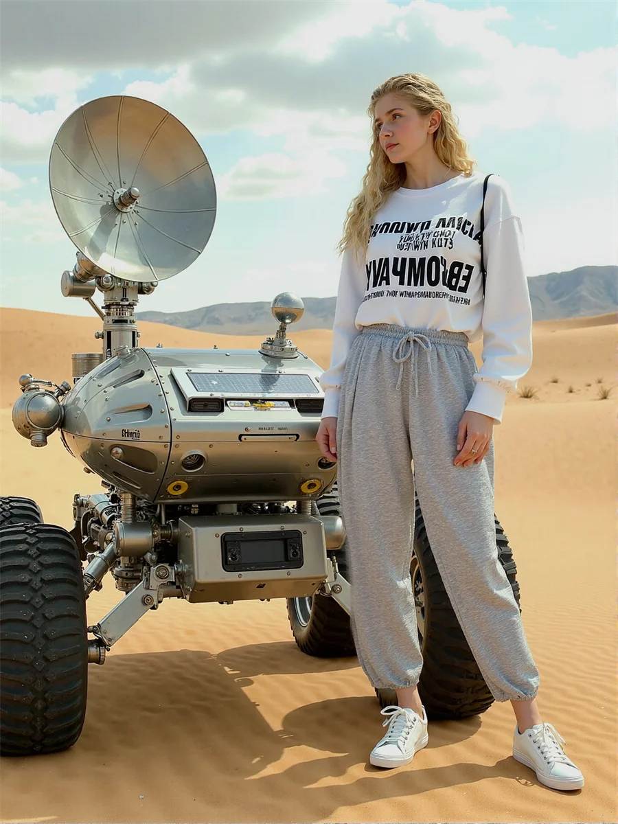 Pantalones Harem Holgados con Cordón, Cómodos para el Verano, Ropa Tecnológica para Mujer, Largos hasta el Tobillo, para Viajes, Vacaciones, Funcionales, Ligeros