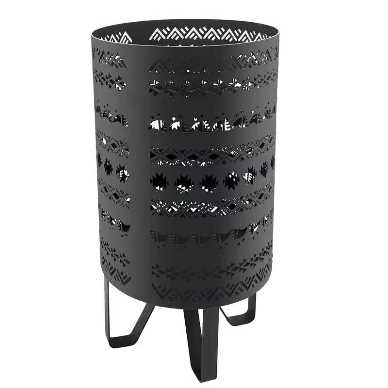 New Outdoor Camping Small Portable All-season Customizable Logo High Temperature Resistant Multi-Purpose Campfire Pit