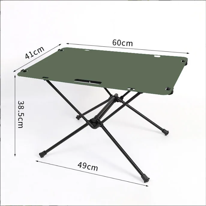 

Outdoor Tactical Camping Folding Table and Chair Portable ultra aluminum alloy picnic table and Chair set