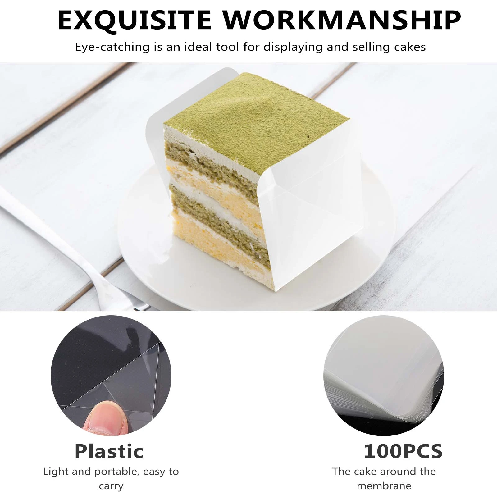 

Surround Spacer Decorations Plastic Pet Collars Transparent Collar Creative Surround Accessory Party Supplies Cake Packing Pad