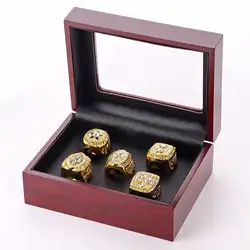5pcs/set American Football Championship Rings Commemorative rings Gift fan commemorative rings