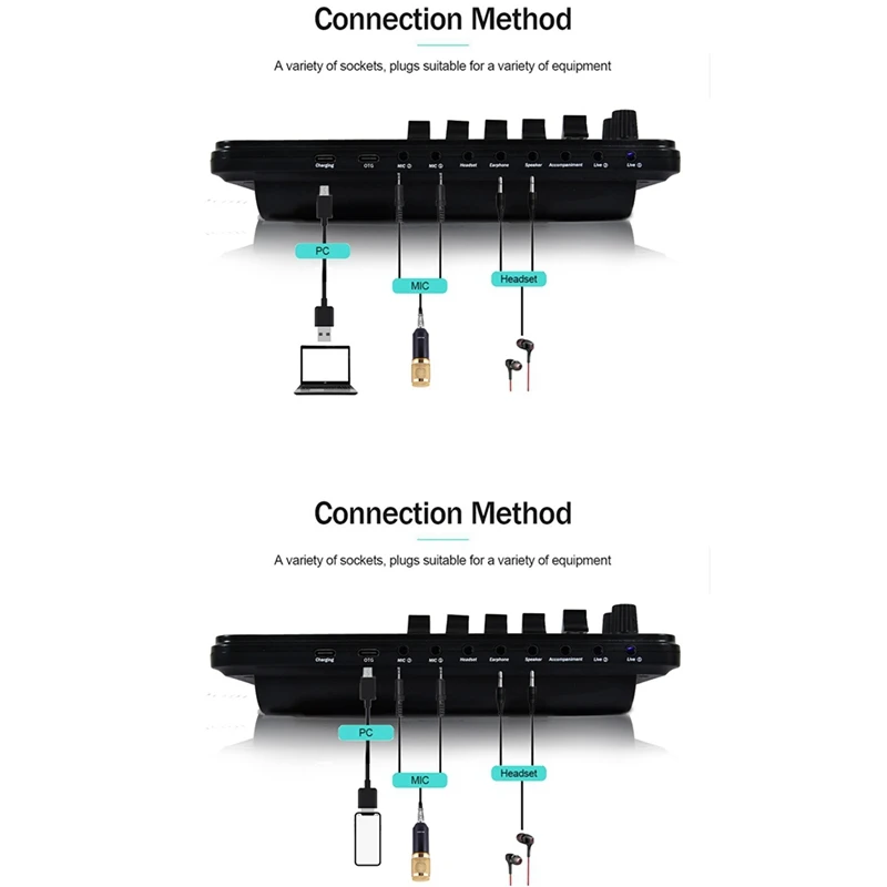 Podcast Equipment Bundle Live Sound Card Variant Bm800 Microphone Complete Set Of Live Broadcasting Parts