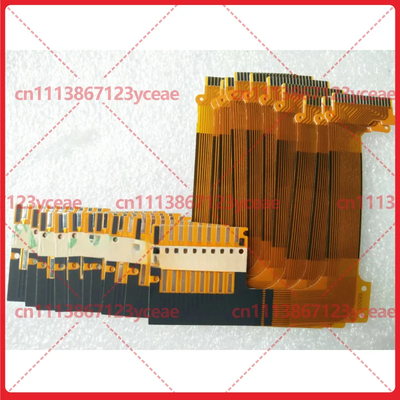 2pcs Used For Pioneer DEX-P99RS DEH-P6050UB CD Player Faceplate Flex Ribbon Cable Pre Tested Car Audio Parts