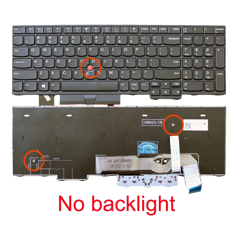 Laptop alternate keyboard for Thinkpad L15 Gen1 Gen2