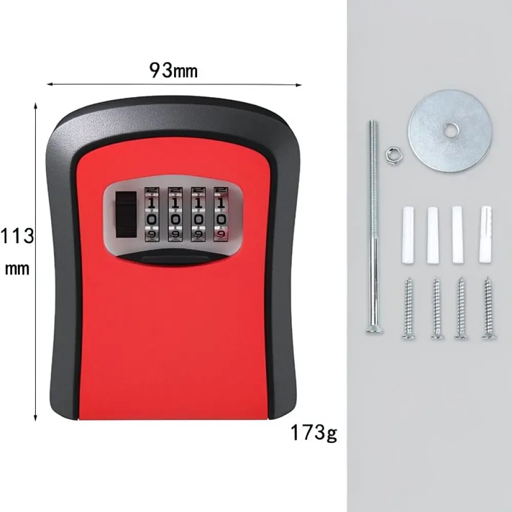 Key Security Safe Box For Door Peephole Installation Password Lock No Damage No Drill House Rental Organizer Tool