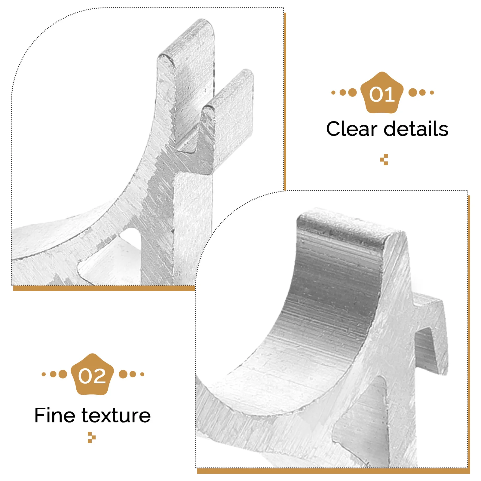 

4 Pcs Freezer Hook Fridge Clip Hooks Metal Shelf Clips Cooler Support Clamp Supports