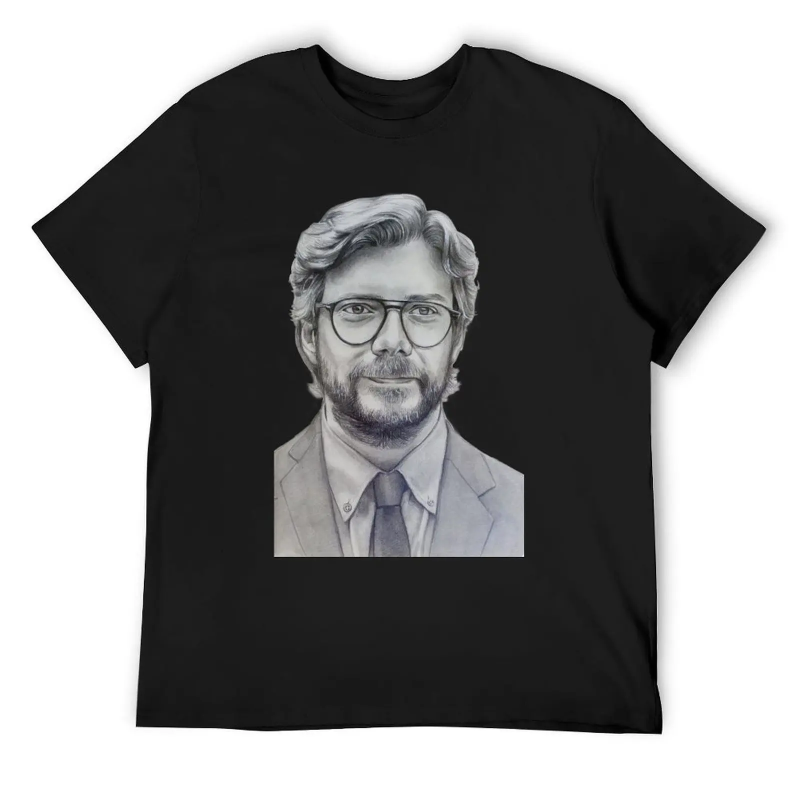 

Alvaro Morte T-Shirt oversized Aesthetic clothing rapper graphic tees slim fit t shirts for men