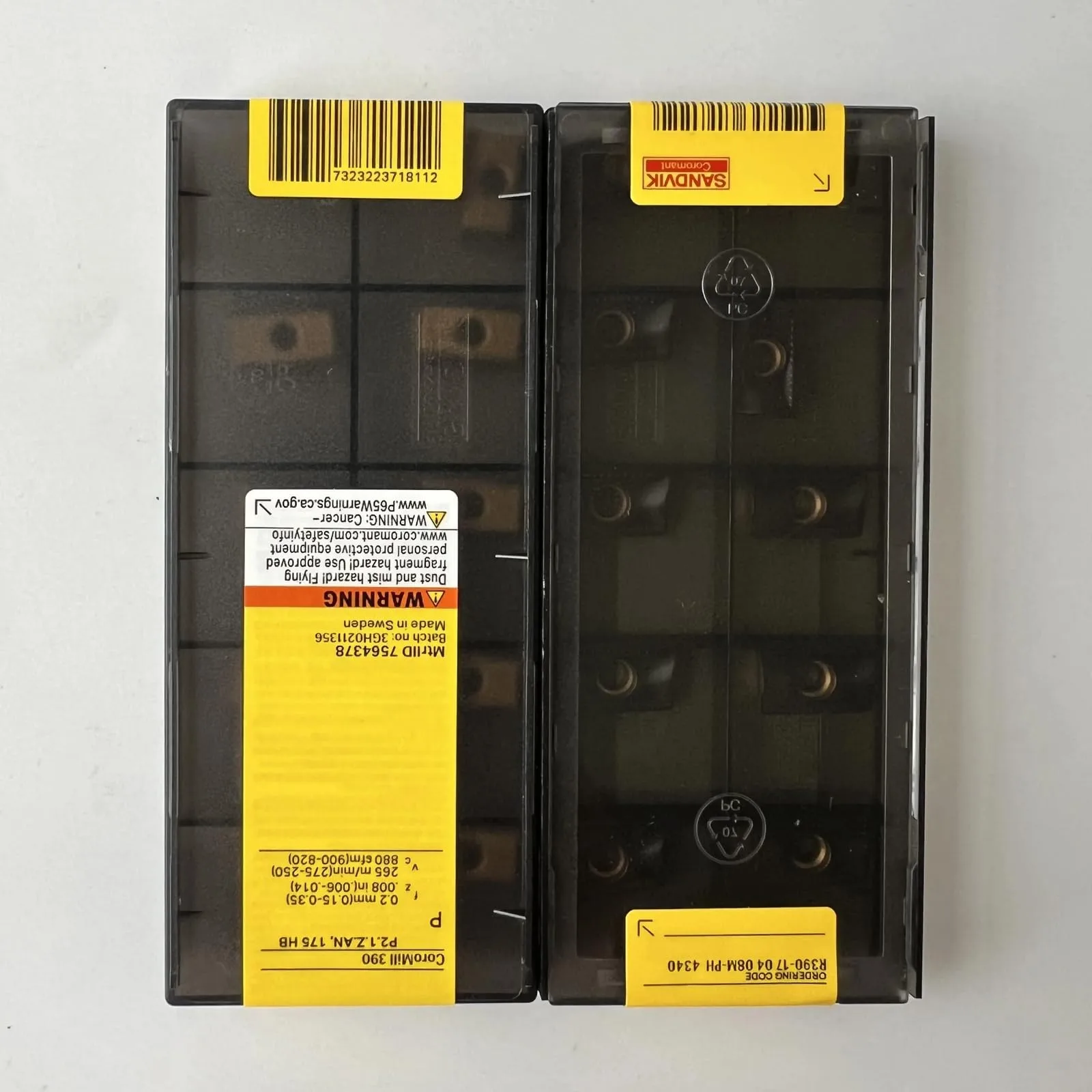 

Original SANDVIK / R390-170408M-PH 4340 / Hard alloy CNC Blade 10 Pcs