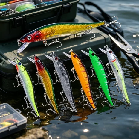 12cm 13.6g Hard Artificial Wobbler Sinking Minnow Crankbait 3D Eyes For Pike Carp Fishing Tackle