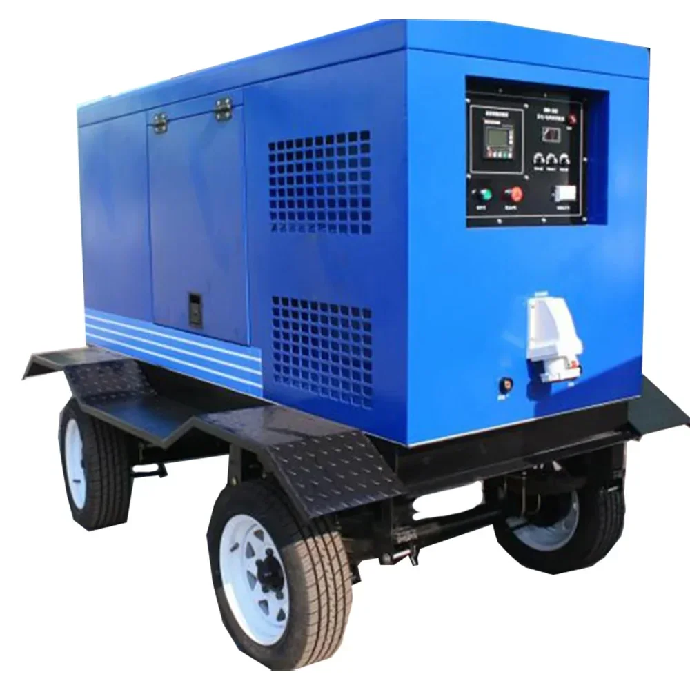 180A 300A 400A 500A Trailer Single Dual Diesel Engine Welding Generator Machine