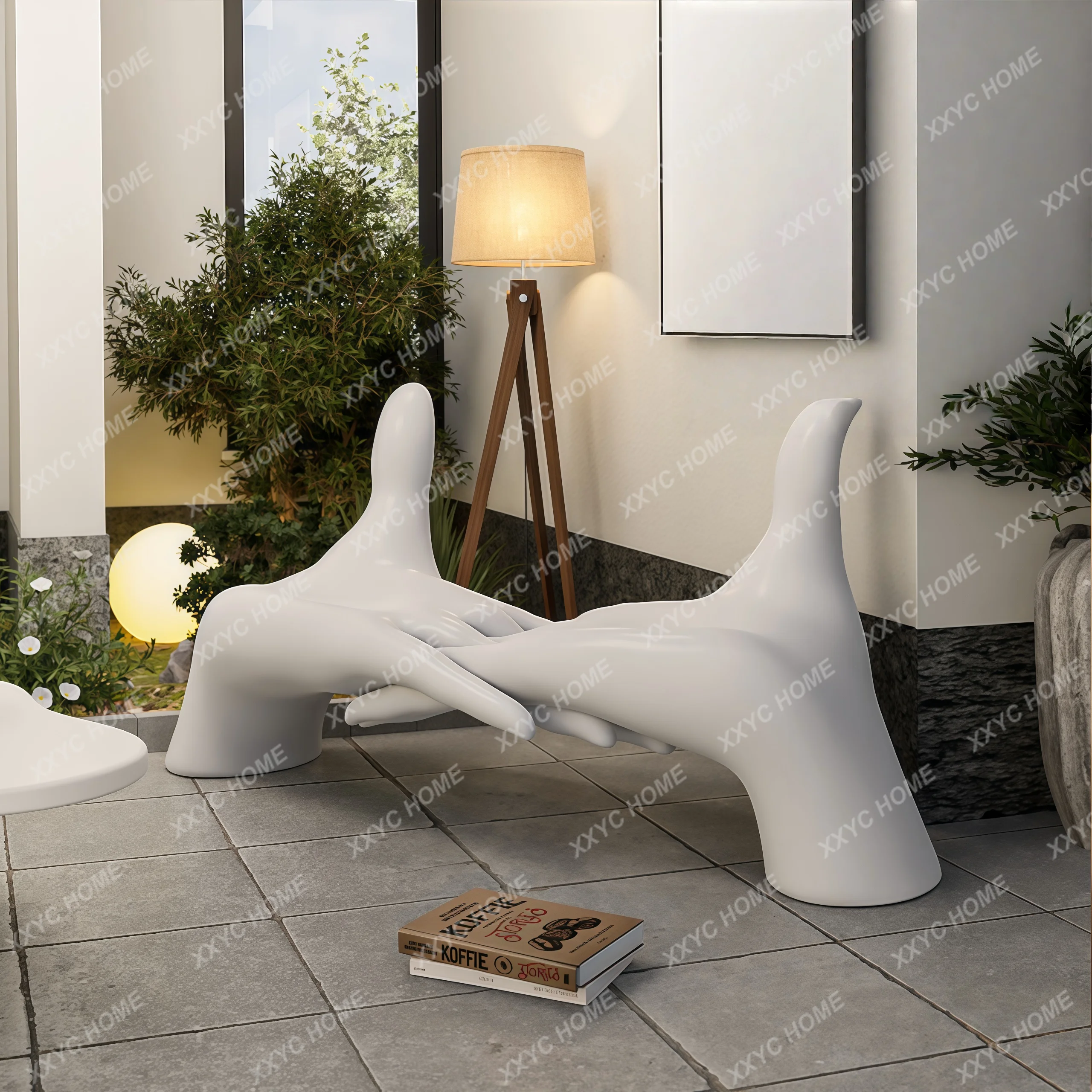 Bench living room porch shoe change bedroom bed Internet celebrity outdoor courtyard creative strip stool