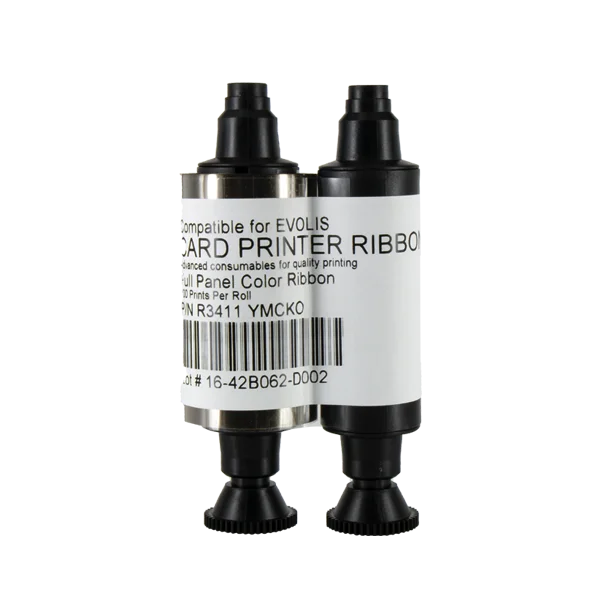 

Совместимая сменная лента для ID-карт R3411 YMCKO, 100 отпечатков, для принтера карт TATTOO