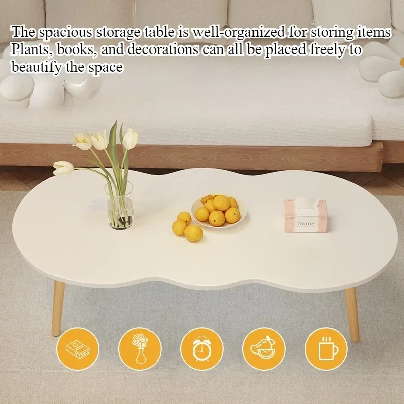 Coffee table living room household small apartment tea table modern dining table simple sofa small table rental house balcony