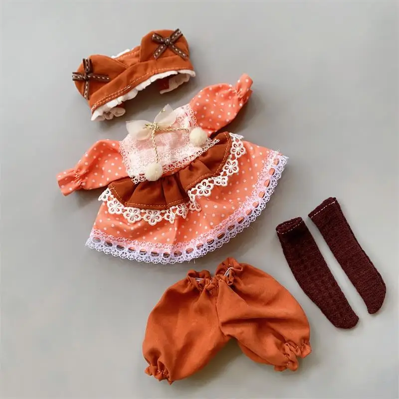 Ziemlich lässig 1/6 BJD Puppe Kleidung Outfit 30 cm Prinzessin Puppe DIY Dress Up Rock Kopfbedeckung Strampler Hosen Top Puppe Zubehör Geschenk