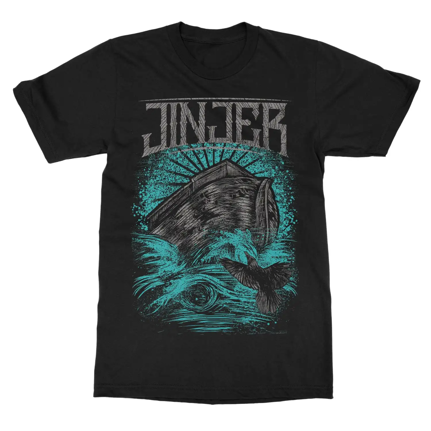 Jinjer Green Serpent Band T-Shirt, 100 % Baumwolle, Grafik-T-Shirt für Herren und Damen, Sommer-Streetwear-Top – Detail 6