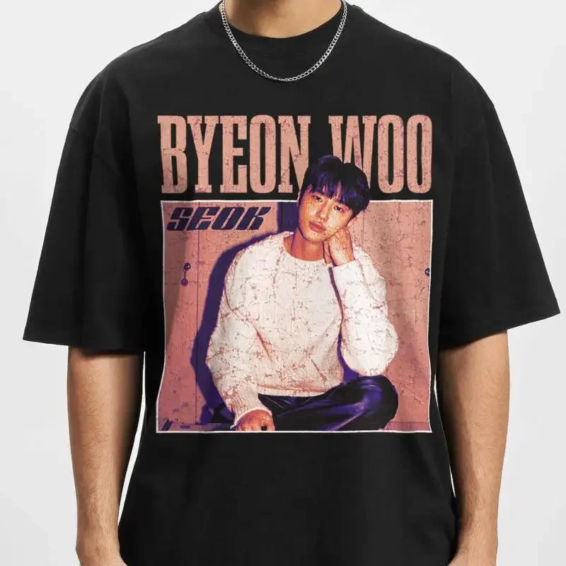 Limited Seok Byeon Woo Kdrama Korean Pop T Shirt Vintage
