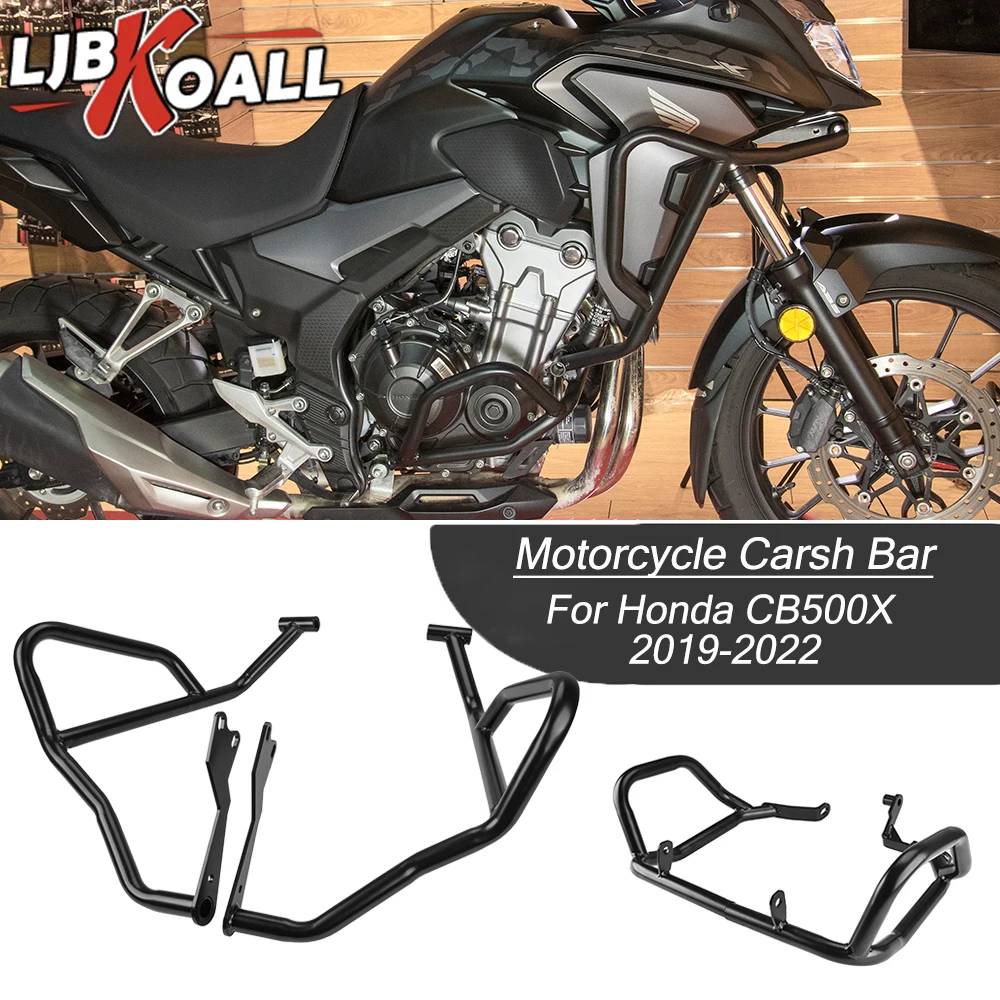 

For Honda CB500X 2019-2022 Engine Guard Highway Crash Bar Motocycle Frame Protector Bumper Accessories