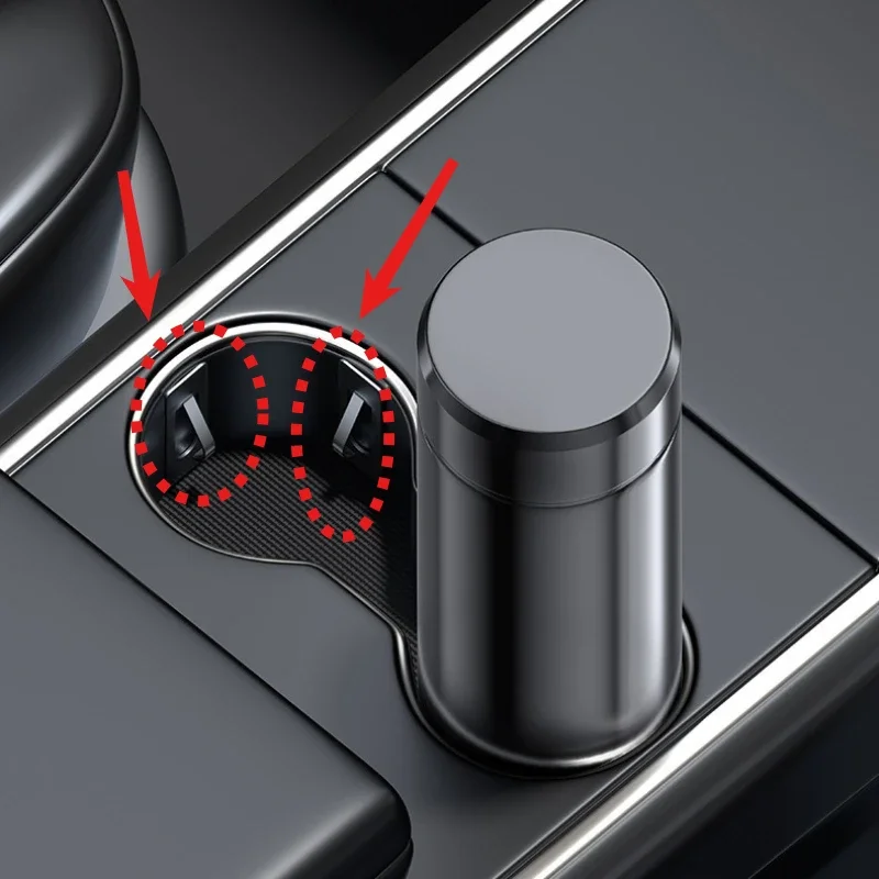 1/3/6Pcs Self‑adhesive Car Cup Holder Limiter Clip Universal Console Slot Anti‑slip Limit Pad Auto Bottle Holder Accessories