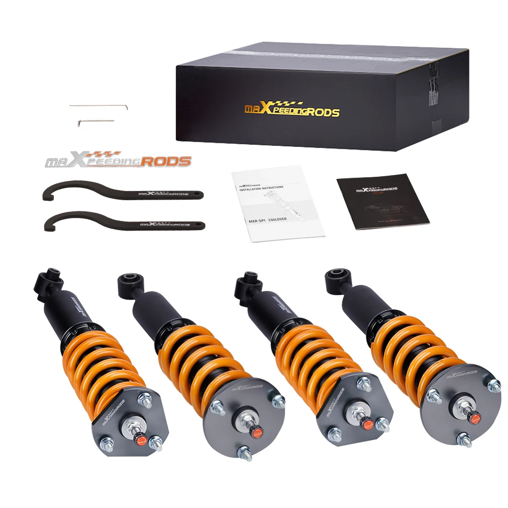 

MaXpeedingrods COT6 New Coilovers Suspension Shocks for Lexus IS250 IS350 GS300 GS350 RWD 2006-2013 Adjustable Hardness
