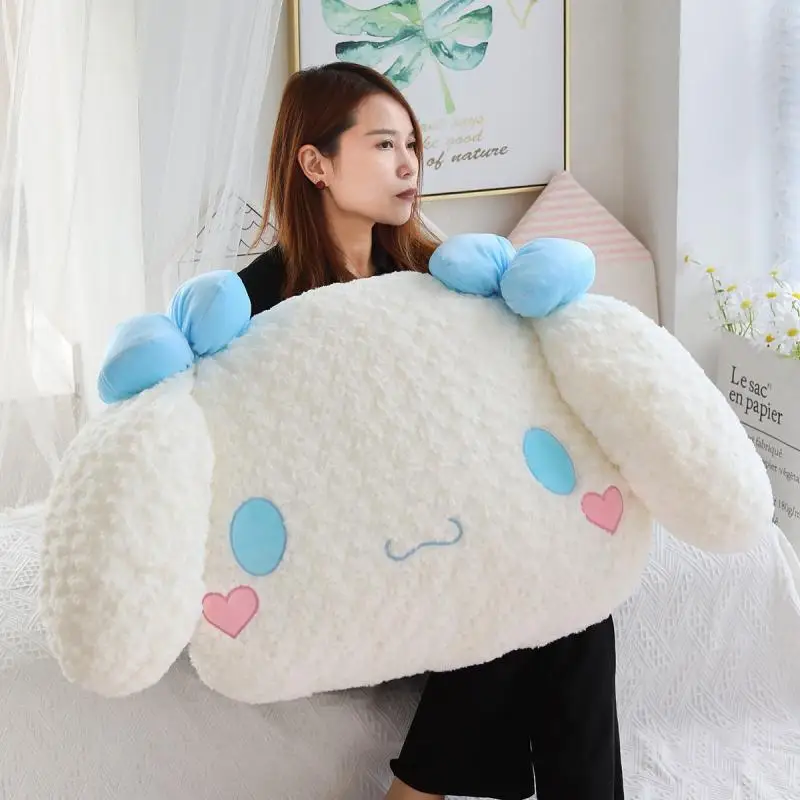 

Sanrio Cartoon Cute Cinnamoroll Rose Velvet Big-eared Dog Large Pillow Bed Cushion Doll Children And Girls Holiday Gift