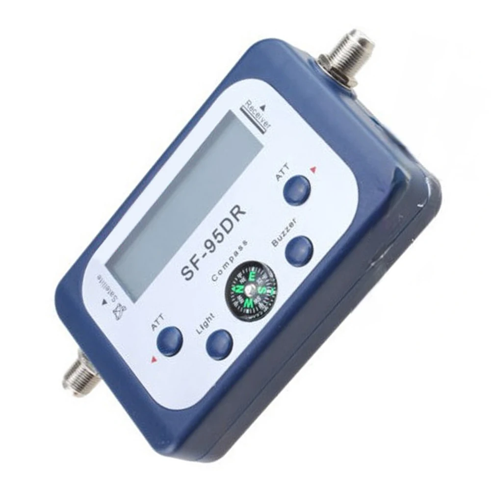 أداة الأقمار الصناعية المدمجة SF-95DRL تلقائيا تحديد مكتشف الأقمار الصناعية بتردد LNBF المدمج في IF مقياس قوة الإشارة #6