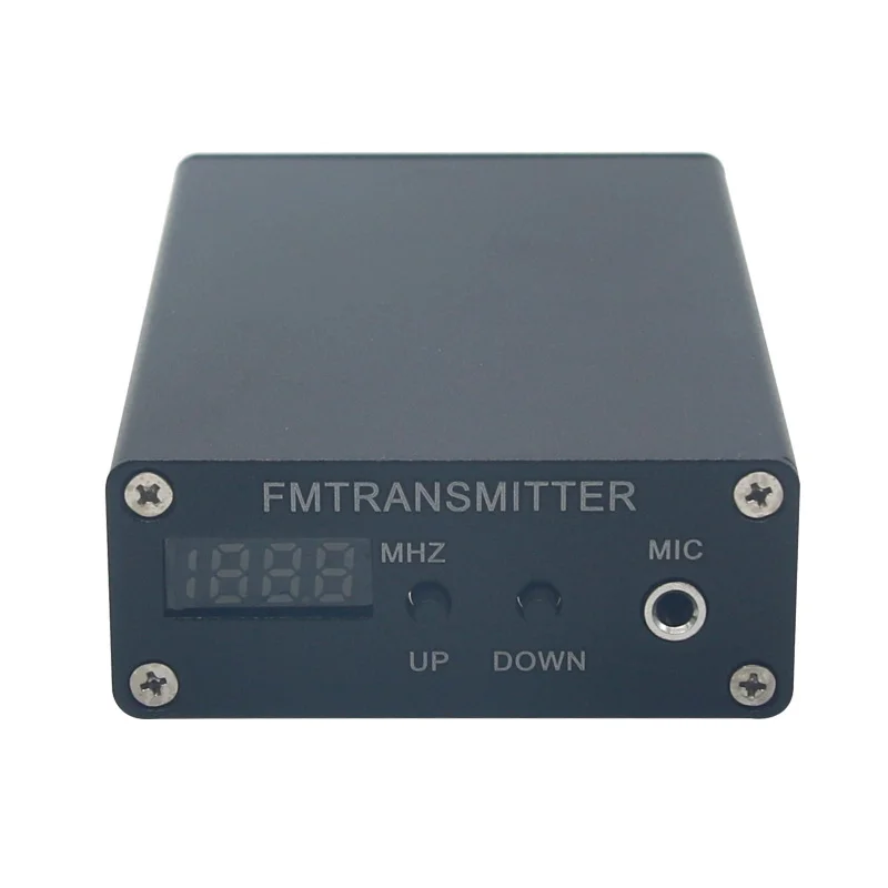 

Mini Radio Station 87-109MHz 1mW PLL Stereo FM MP3 Transmitter with Power Adapter Antenna Shield Wire