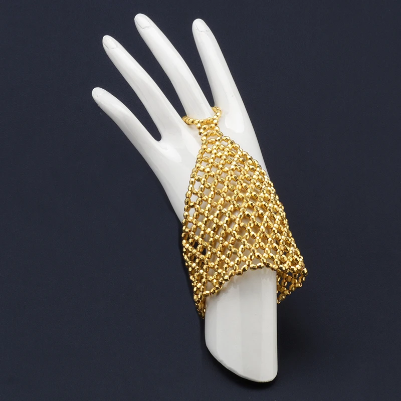 Europäische und amerikanische Street Photography, trendiger und beliebter Handschmuck, modische und personalisierte Design-Perlenhandschuhe, F